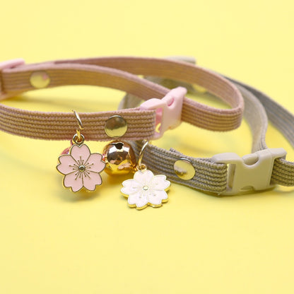 Collar para gatos con dije de flor