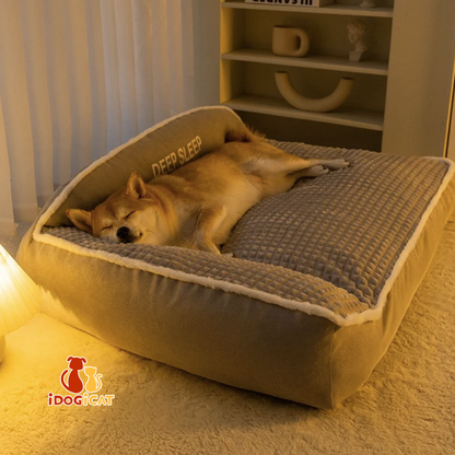 Cama grande lavable para perros grandes (dos tamaños)