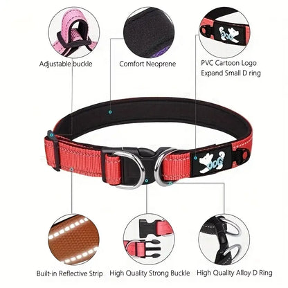 Collar reflectante para perros