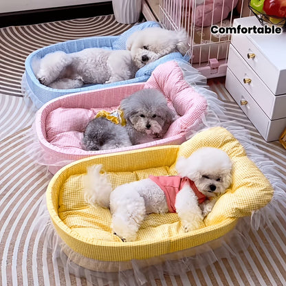 Cama de encaje para mascotas pequeñas
