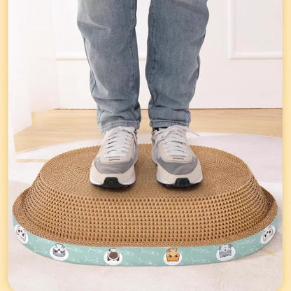 Rascador de cartón ovalado 50*30cm #R88