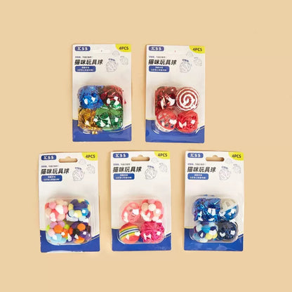 Juguetes para gatos pack de pelotas