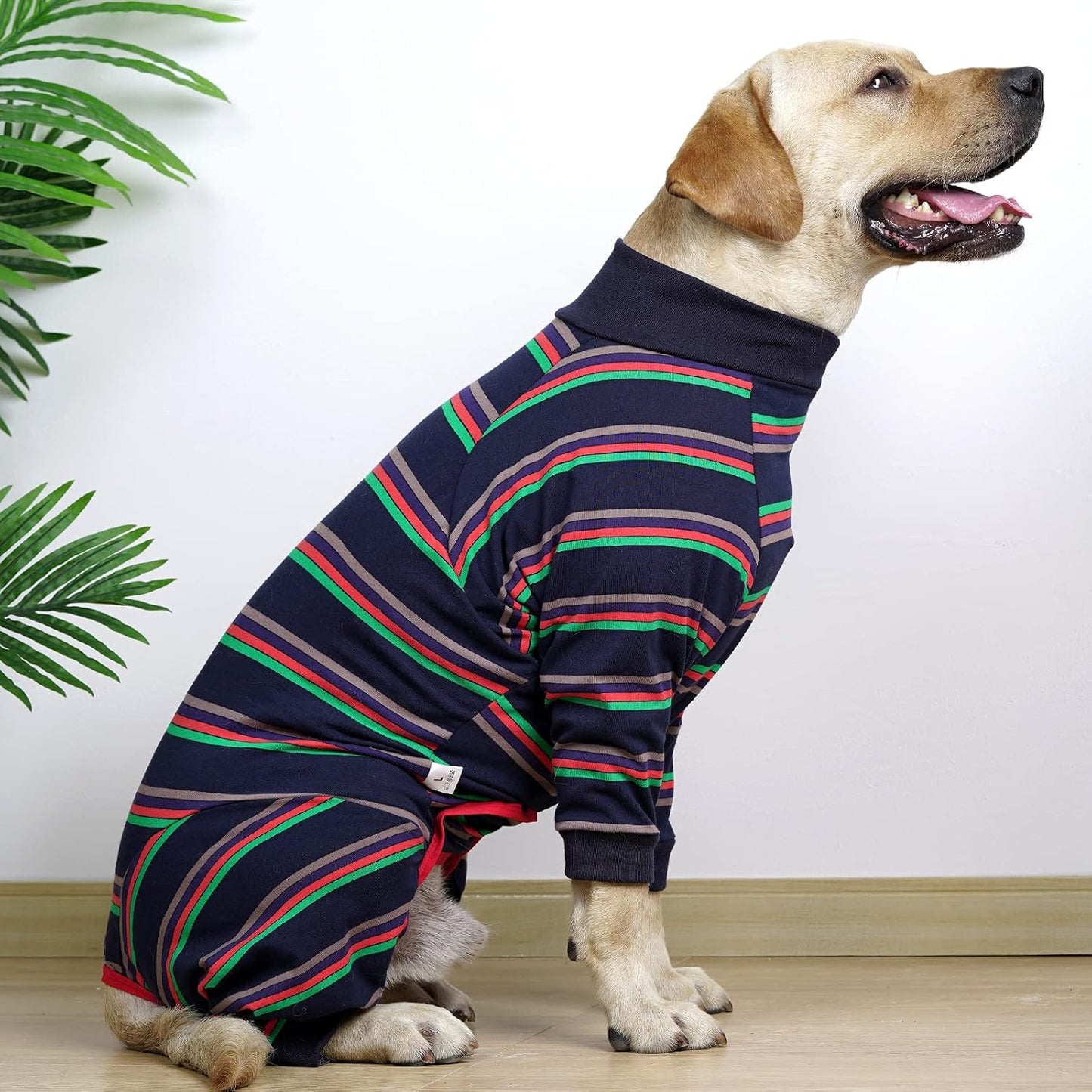 Traje postoperatorio para perros de manga larga