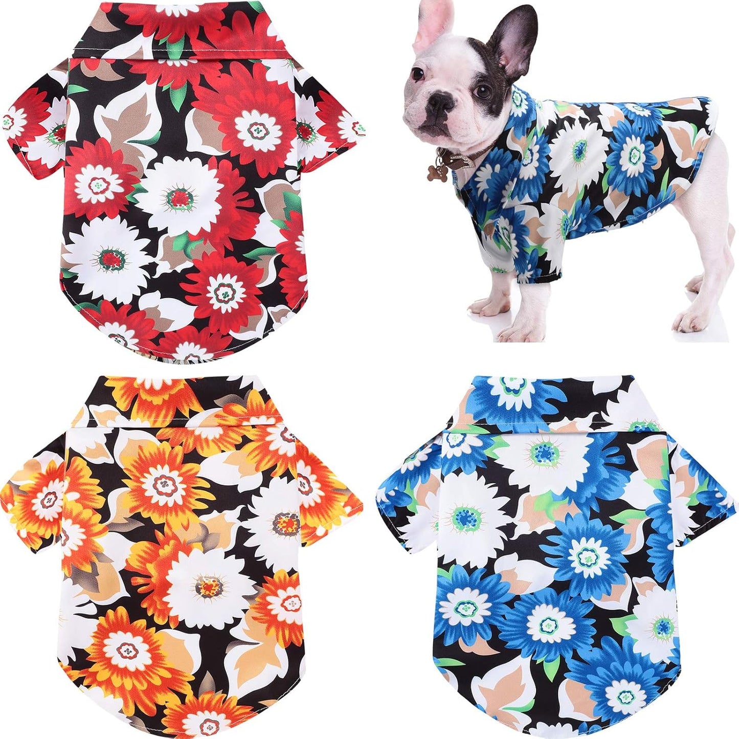 Camisas de moda de verano para perros