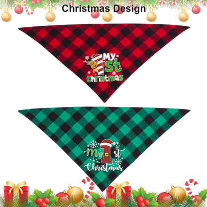 Bandanas navideñas para mascotas (Modelos #5)