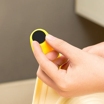 Comedero elevado de plastico doble naranja