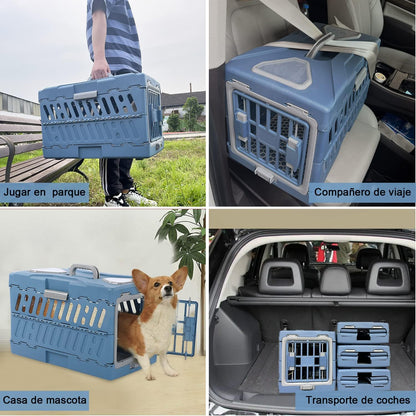 Kennel plegable para mascotas 48*30*32cm (Hasta 35lbs)