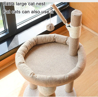 Rascador mediano con cama 78cm