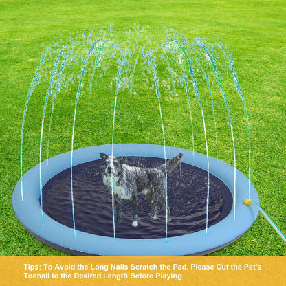 Piscina inflable de splash para perros