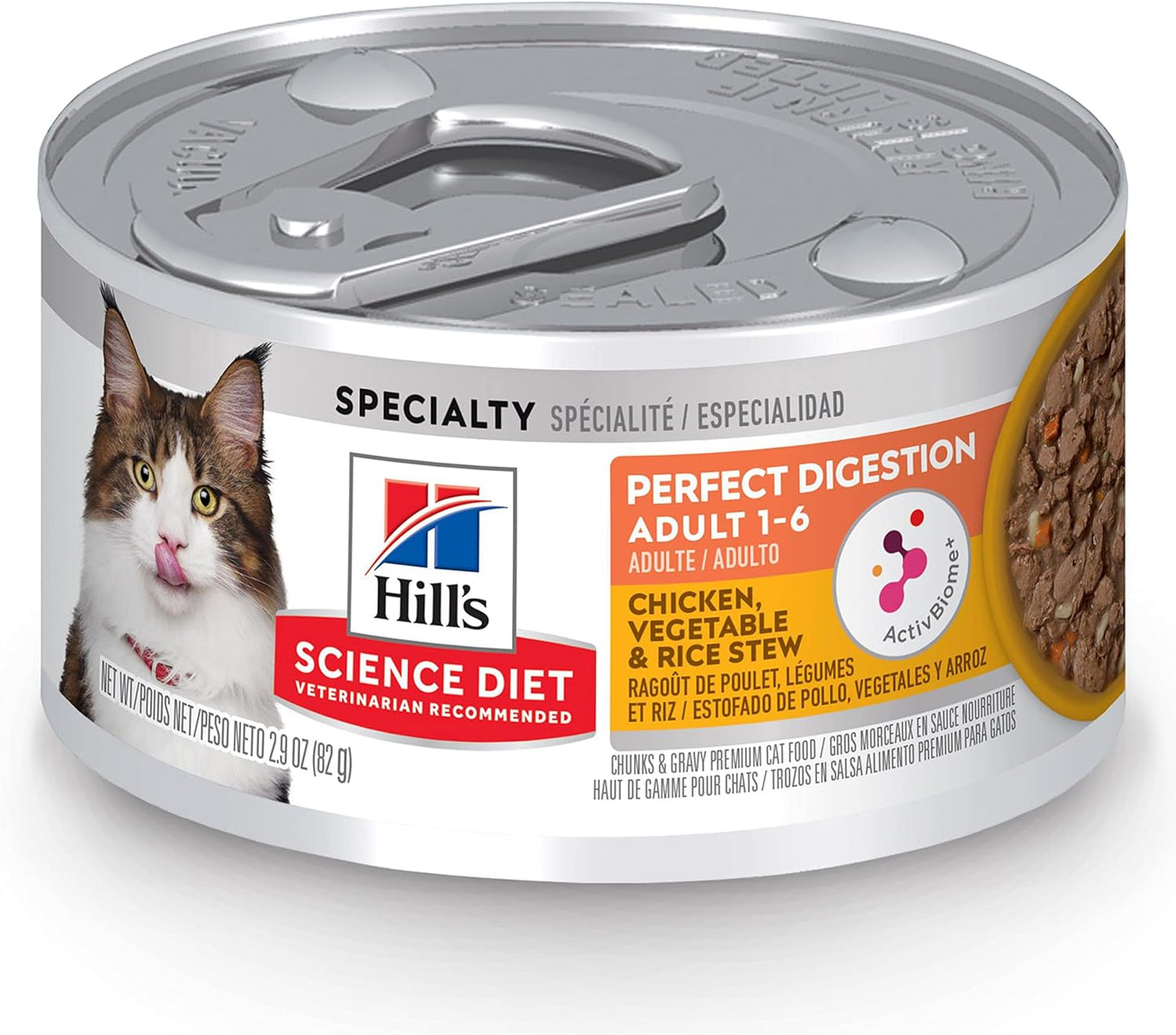 Comida Húmeda para Gato Hills: Adult Perfect Digestion 82gr