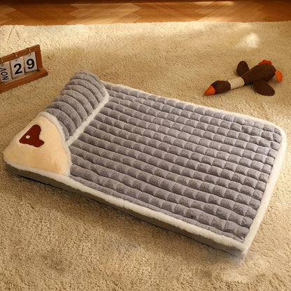 Cama Tapete para perros extraíble y lavable, protección suave para la columna vertebral de mascotas