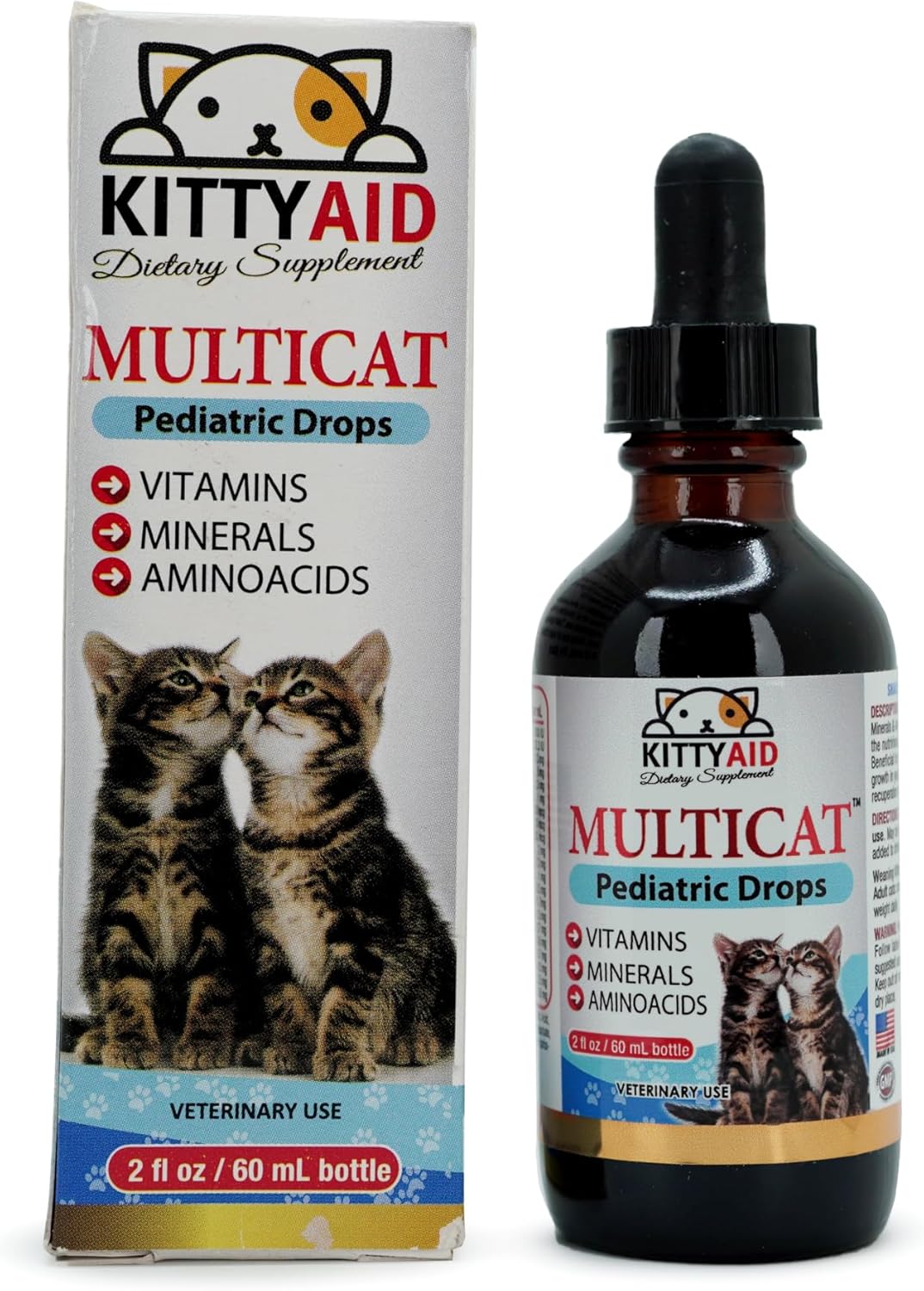 Suplemento KittyAid para Gatos: Multicat 60 ml