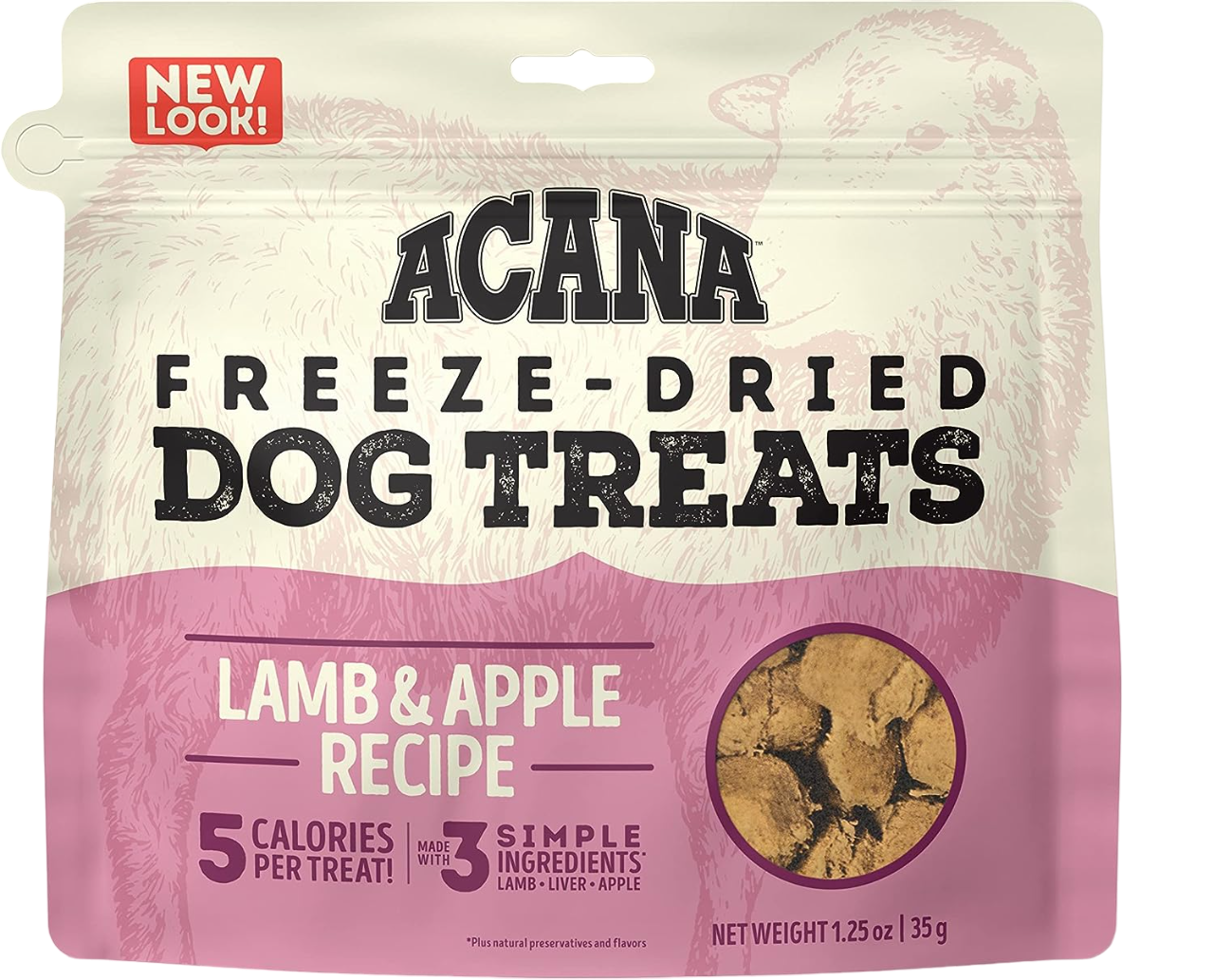 Snacks para Perro Acana: Receta Cordero y Manzana 1.25OZ