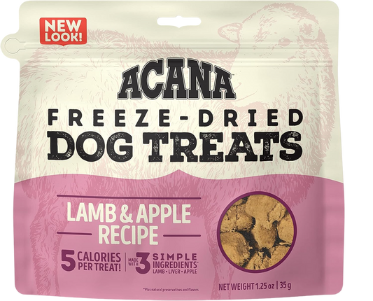 Snacks para Perro Acana: Receta Cordero y Manzana 1.25OZ