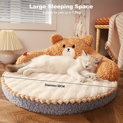 Cama acolchada para mascotas pequeñas y grandes 52*52*22cm