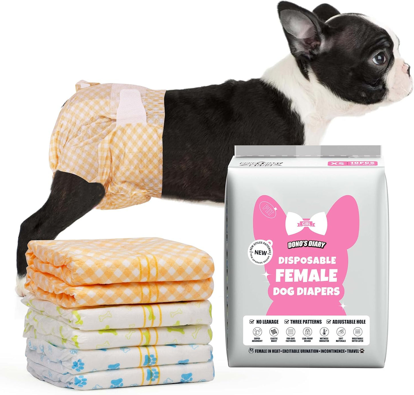Pañal desechable para hembra Dono’s Diary