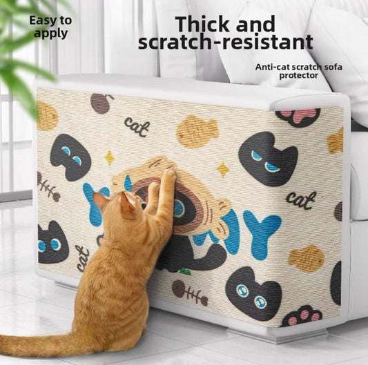 Protector y rascador adhesivo para sofá con diseños