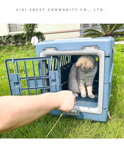 Kennel plegable para mascotas 48*30*32cm (Hasta 35lbs)