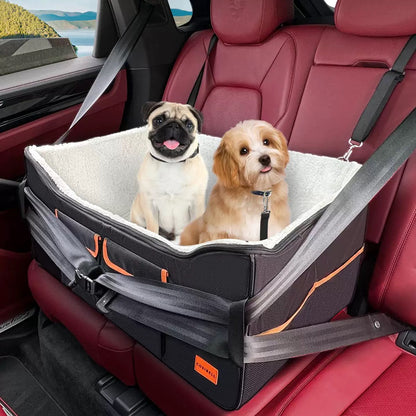 Asiento para carro para dos mascotas 25lb 70*41*32cm
