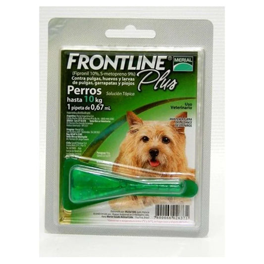 Antiparasitario Frontline para perros hasta 10kg