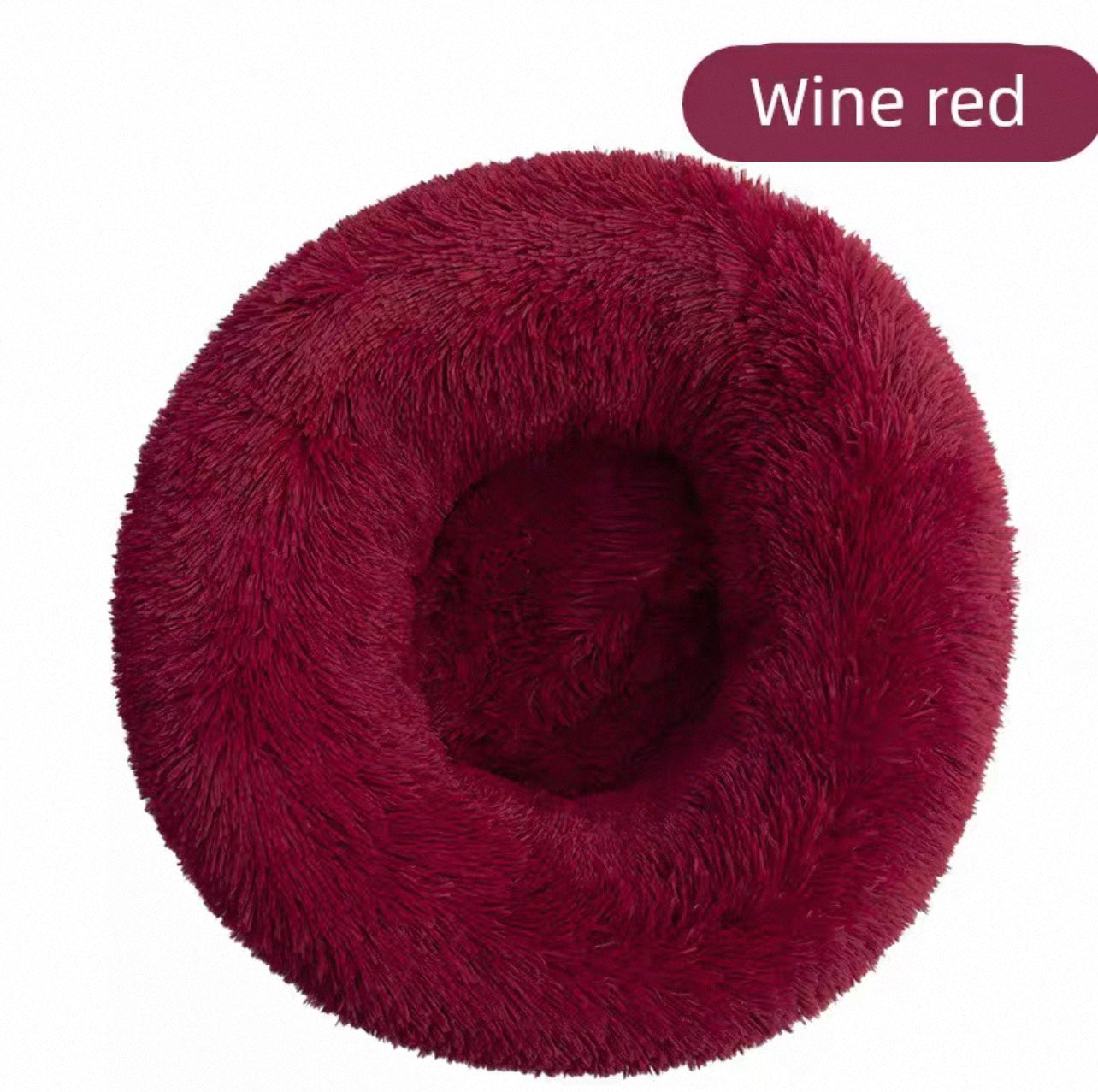 Cama acolchonada redonda para mascotas 60cm