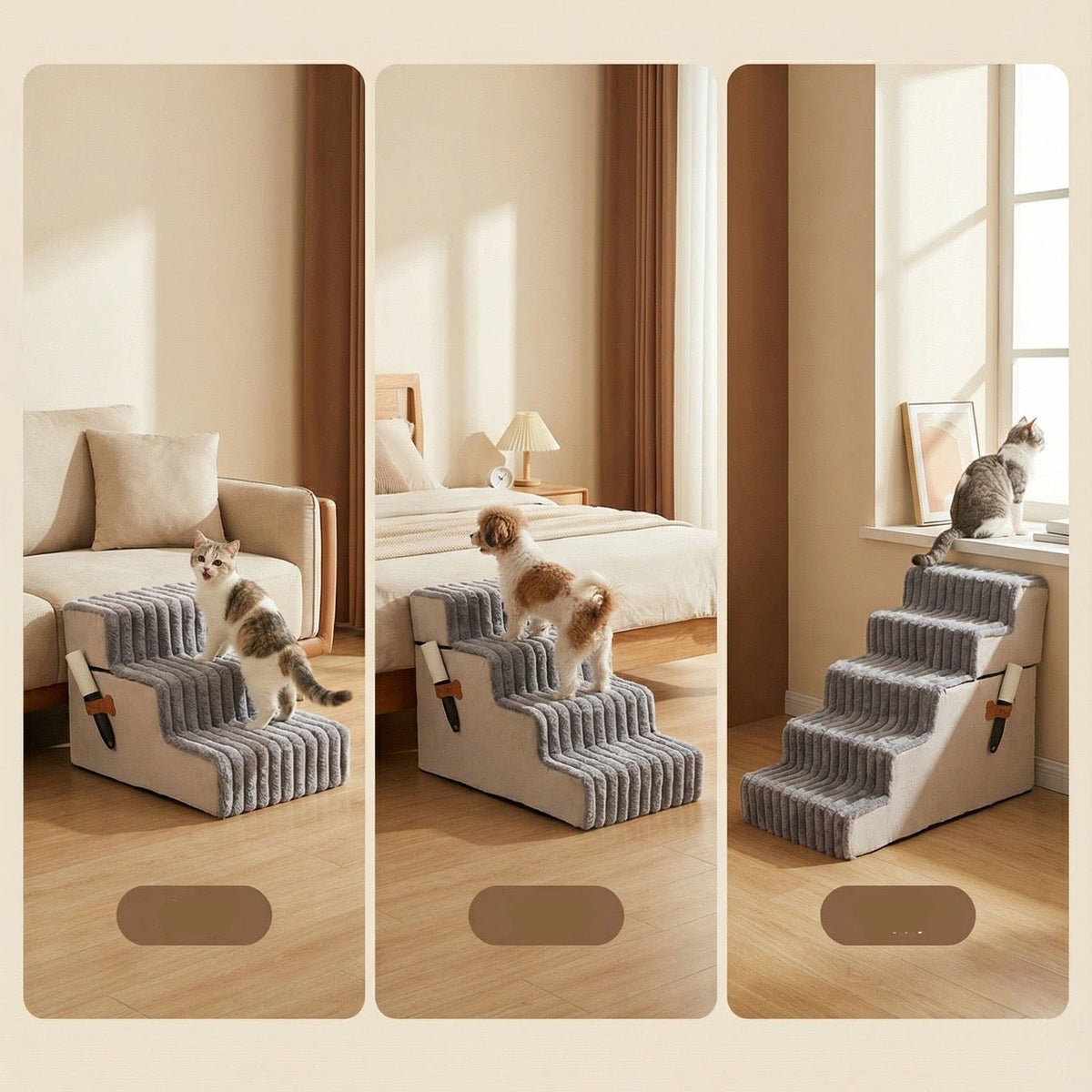 Escalera foam para mascotas (tres tamaños)
