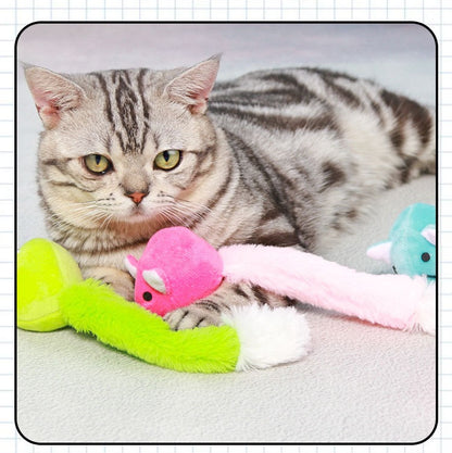 Ratones de peluche para gatos
