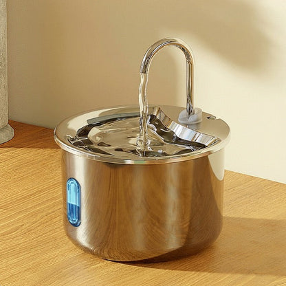 Fuente de acero para mascotas modelo FT4442