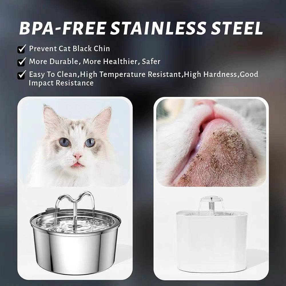 Fuente de acero para mascotas 3.2L FT600