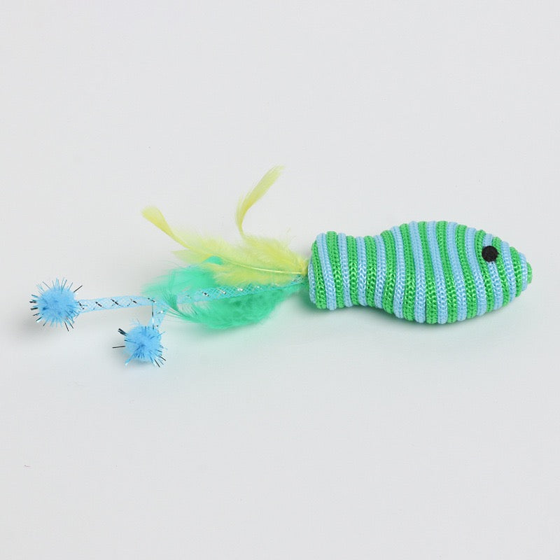 Juguete para gatos peces de cuerda