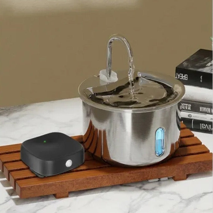 Fuente de acero para mascotas modelo FT4442