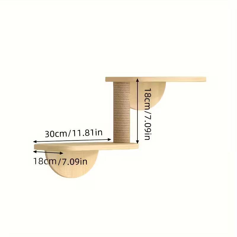 Villa de Gato para pared (Modelo-A)