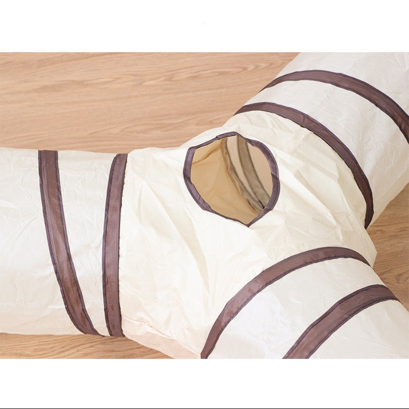 Túneles para gatos beige impermeable