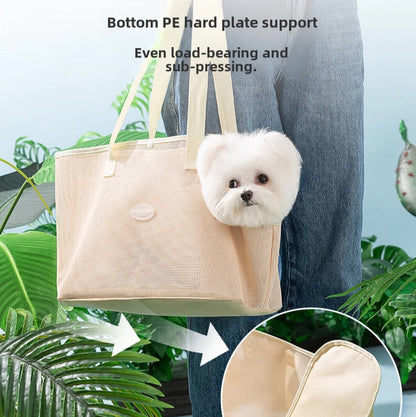 Bolso de hombro transpirable M1SK para mascotas pequeñas (Dos tamaños)