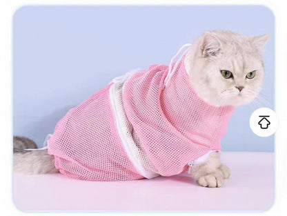 Malla para baño, corte de uñas, limpieza de oído etc de mascotas MODELO #2