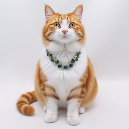 Collar brillante elegante para mascotas