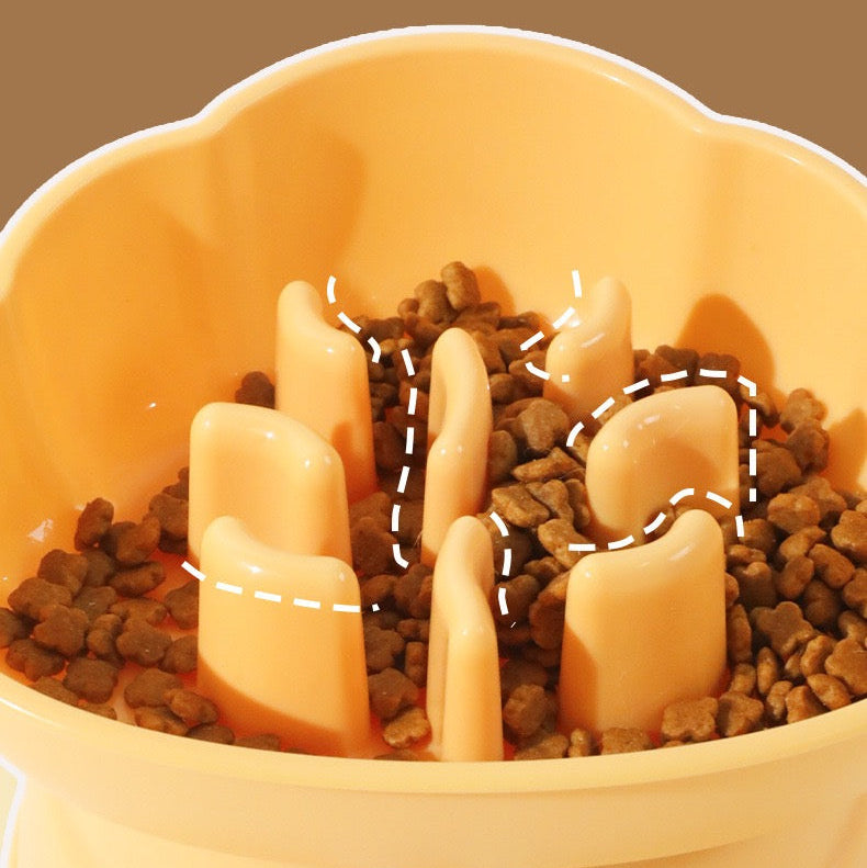 Plato de plastico lento elevado #100