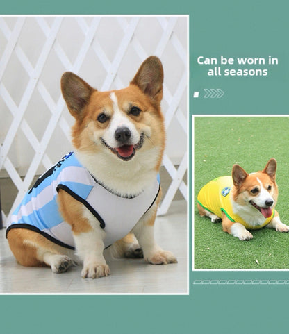 Camiseta del mundial para mascotas (5 equipos)