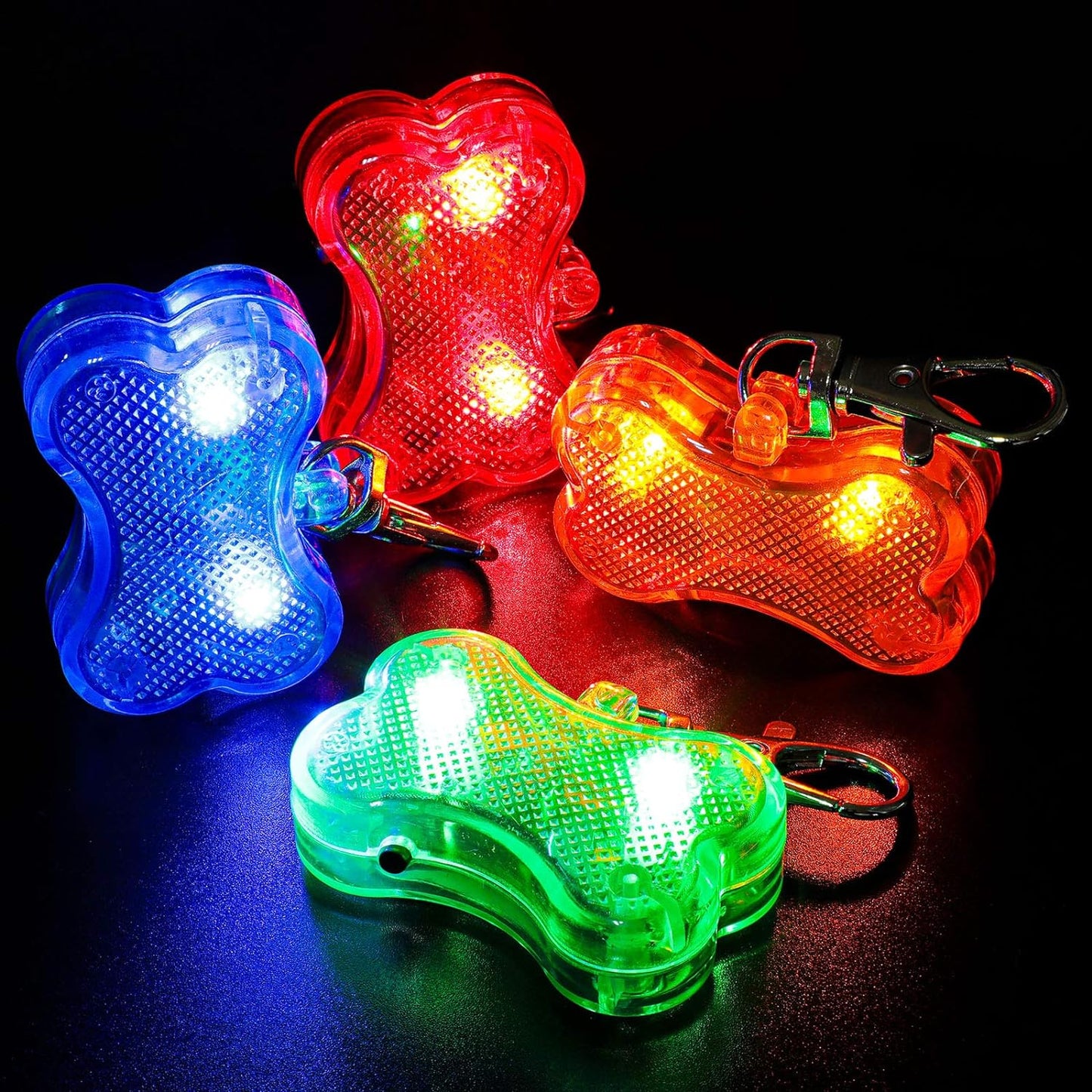 Colgante led de hueso para perros