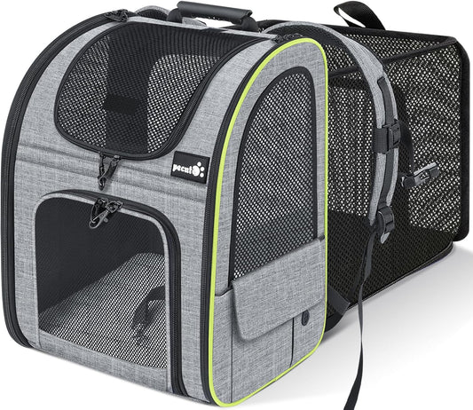 Mochila transportadora expandible para mascotas medianas (62*34*43cm)