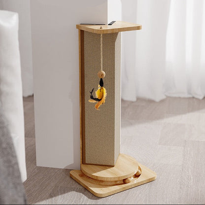 Rascador esquinero de sisal para gatos (Dos tamaños)