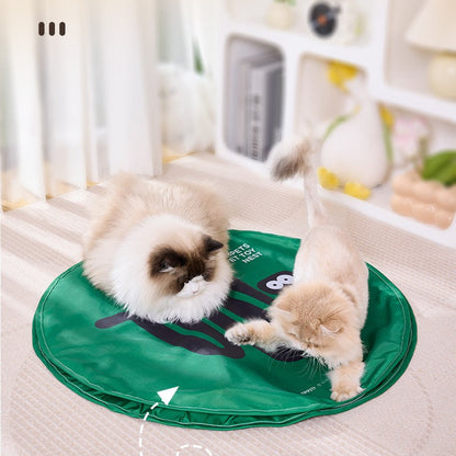 Juguete interactivo para gatos (manta+pelota interactiva)