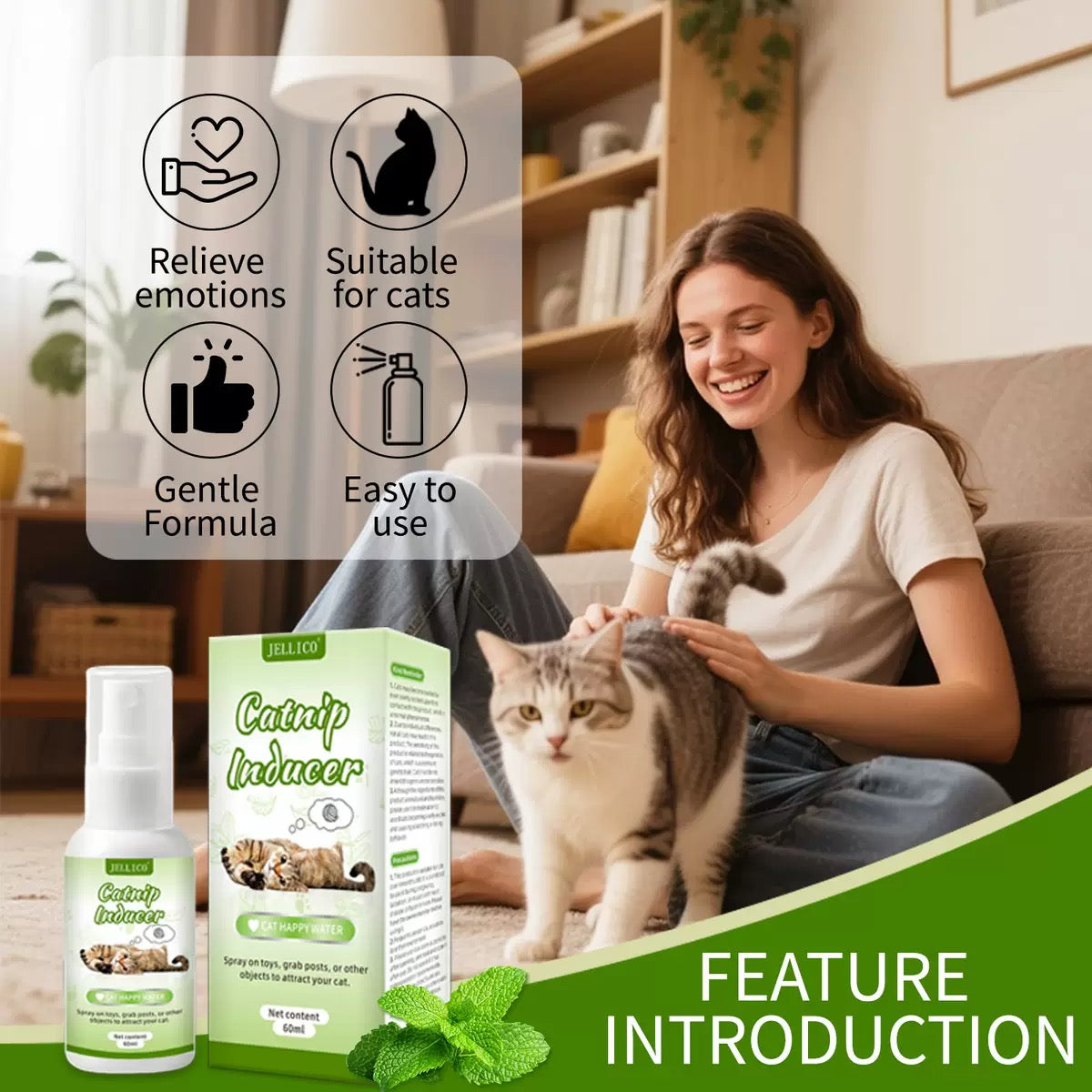Spray de Catnip para gatos #02 Jellico 60ml