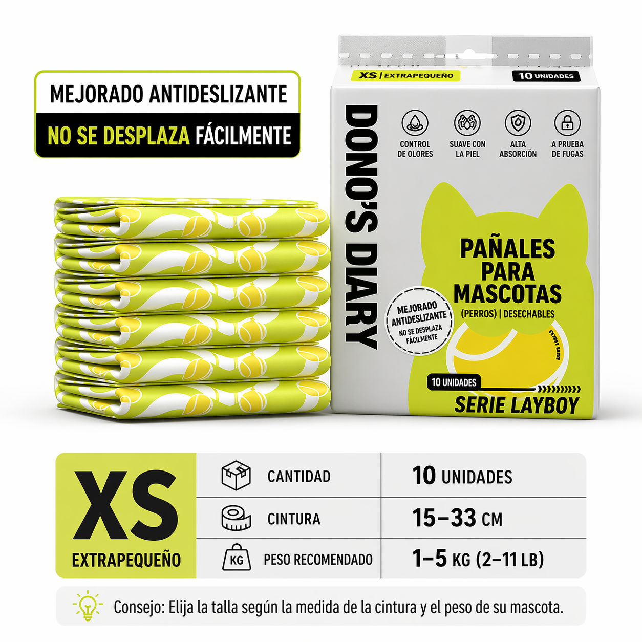 Pañal desechable para macho Dono’s Diary