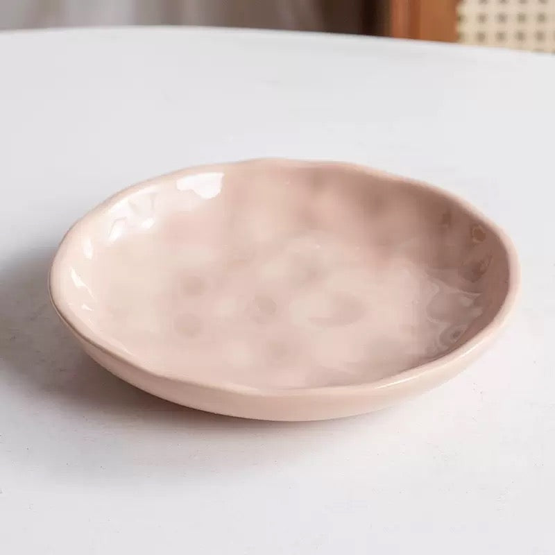 Plato de cerámica plano para mascotas #11 (15cm diámetro)