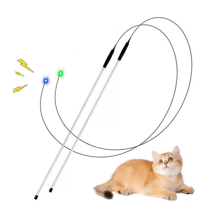 Cañita para gatos con luz led