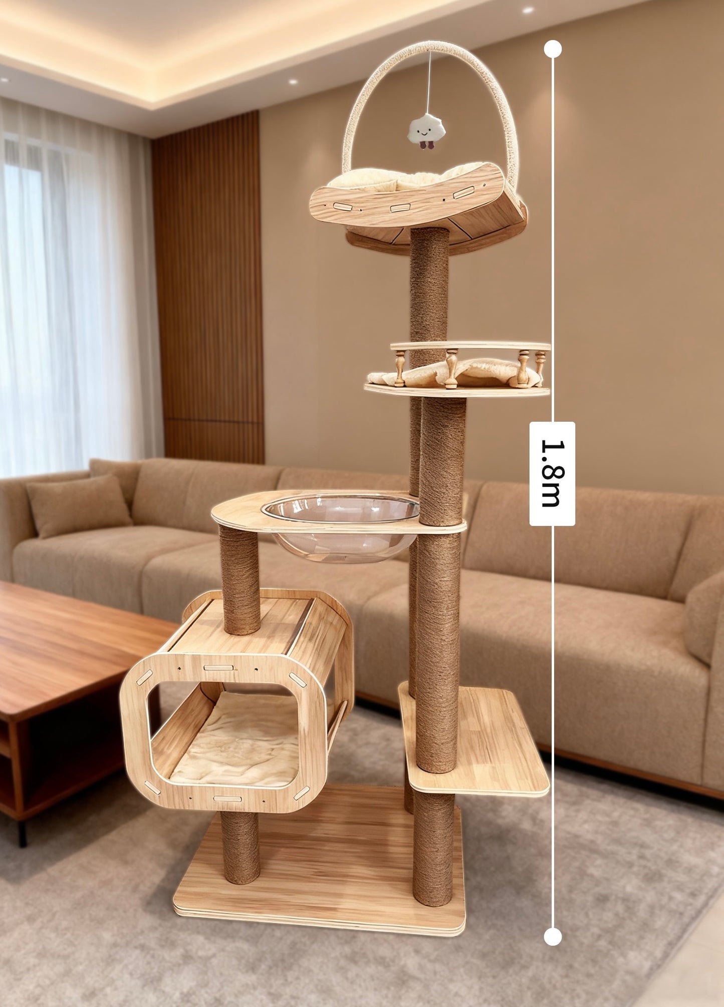 Torre para gatos (MODELO D1)