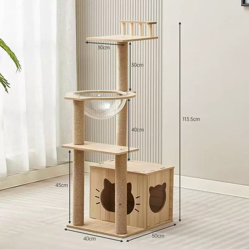Torre de gatos 113cm (Modelo KT1003)