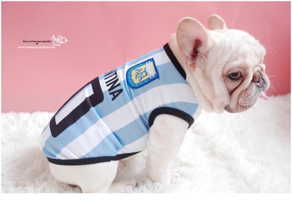 Camiseta del mundial para mascotas (5 equipos)