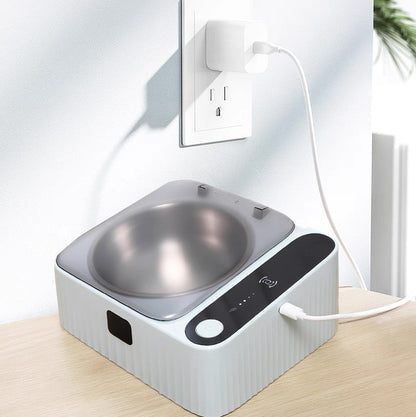 Plato con sensor inteligente para mascotas